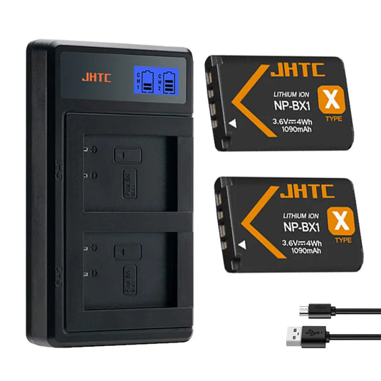 NP-BX1 Battery & Charger 3.6V 1090mAh For Sony DSC RX1 RX100 AS100V M3 M2 HX300 HX400 HX50 HX60,1Kit