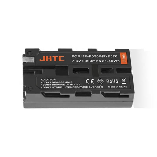 Artman NP-F550 Battery 7.4V and USB Charger 2900mah For Sony NP-F970 F750 F550 Yongnuo YN300III YN360III Godox LED Video Light ,Monitor, Camera Slider Batteries (2Battry1 Charger Set)