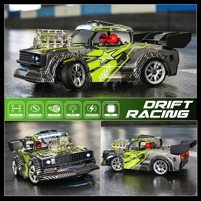 Load image into Gallery viewer, GUOKAI Drift racing car 50KM/H High Speed 4 Wheel Drive Gyro Stabilized All Terrain with Led Light