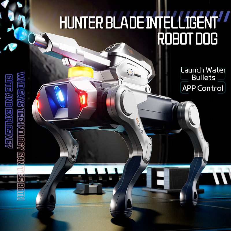 Load image into Gallery viewer, JJRC Smart RC Robot Dog, APP Controlled Programmable Robotic Mecha Toy with Water Bullet Launcher or Mechanical Arm, STEM Programming Gift for Kid