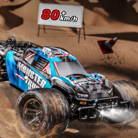 1:18 Full Scale High Speed 4WD GT Control System, Speed 80 km/h,Splash Proof 3670-2500KV Brushless Motor, JX torque Metal Servo