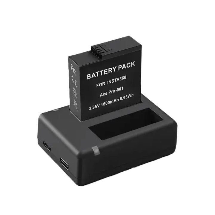 Load image into Gallery viewer, 3.85V Insta360 Ace Pro Battery 1800mAh Replacement Battery Pack Compatible with Insta360 Ace/Ace Pro Action Camera Batteries Accessories ,1pcs