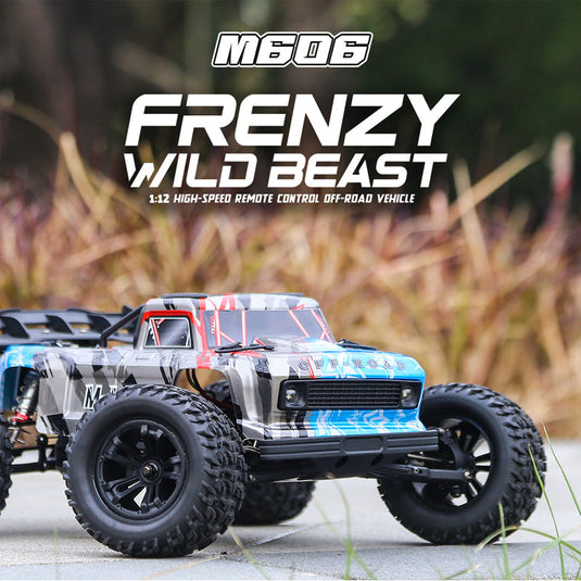 1:12 Bigfoot off-road Truck Metal gear Synchronous Control System Speed 60km/h, Splash-Proof 3800KV Brushless Motor , Metal Servo Four-Channel Gun Control