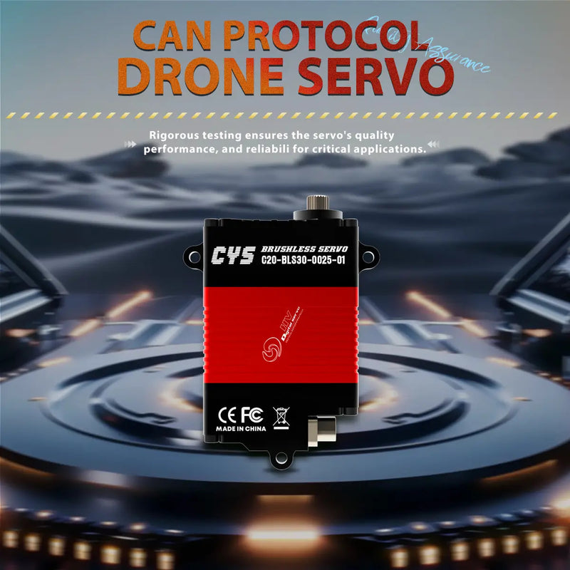 Load image into Gallery viewer, C20-BLS30-0025-01 25kg·cm Brushless Digital Servo, Full Metal Case, CAN Bus, Waterproof for Drones RC Parts & Accs, 1 Pack(Direct Factory Sale)