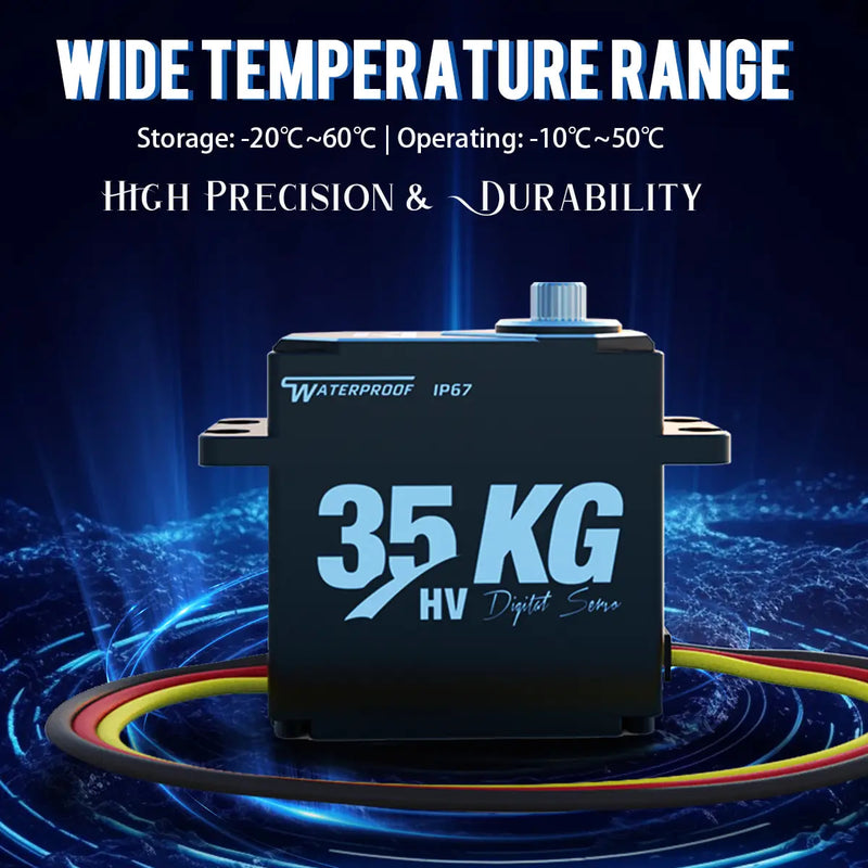 Load image into Gallery viewer, W0350 35kg High Voltage Full Metal Digital Servo with Steel Gear for RC Car,1 Pack(Direct Factory Sale)