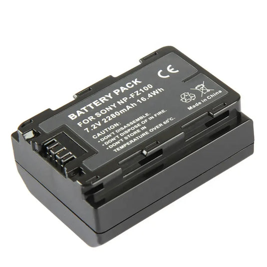 Sony NPFZ100 7.2V Z-series Rechargeable Battery 2280mAh Fo rAlpha 9, A7RIII, ILCE-7RM3, A9, A9R NP FZ100 Digital Cameras Black,1Pcs