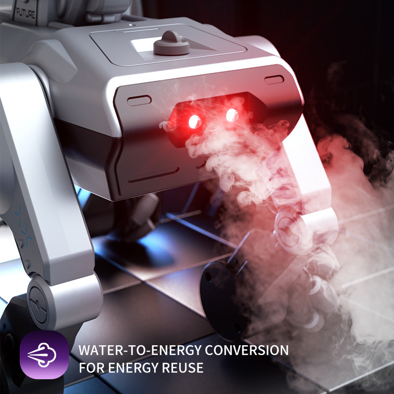 Load image into Gallery viewer, JJRC 8WD RC Robot Dog Toy, Programmable Mecha Dog with Remote Control, Touch Interaction, LED Lights & Music for Kids