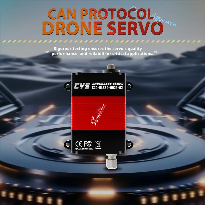 Load image into Gallery viewer, C20-BLS30-0025-02 25kg·cm Brushless Digital Servo, CAN Bus Waterproof for Industrial Drones, 1 Pack(Direct Factory Sale)
