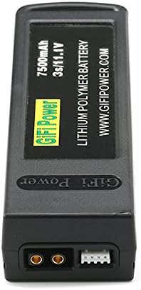 Load image into Gallery viewer, 11.1V High Capacity Replacement Drone Battery 7500mAh For YUNEEC Q500 / Q500+ / Q500+PRO / Q5004K / Yuneec Q500 4K Typhoon RC Drone--2Pcs Black