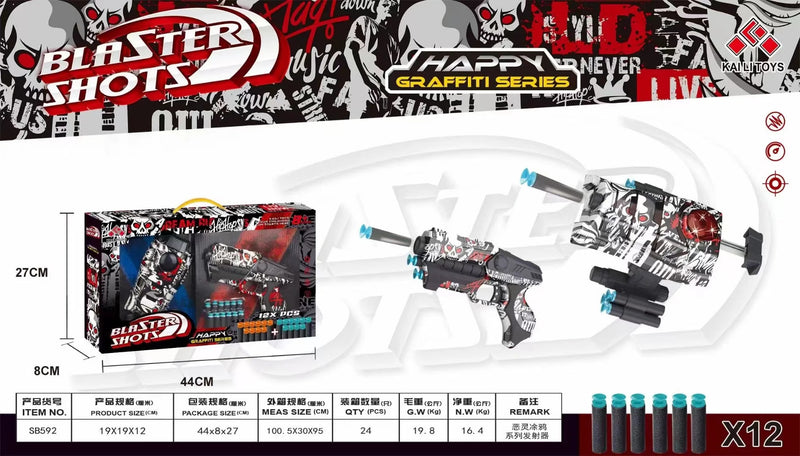 Load image into Gallery viewer, Star & Wars Trooper Toys Foam Blaster for 5 6 7 8+ Year Old Boys Girls - Kids Role Play Toy Shooting Game for Kids Teens Adult with 40 Elite Darts Combine with Nerf Guns - Idea Gift for Birthday