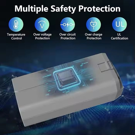 7.7V Mini 2 Drone Akku Lithium Polymer Battery Replacement 2400 mAh for DJI Mini 2 SE Drone Battery