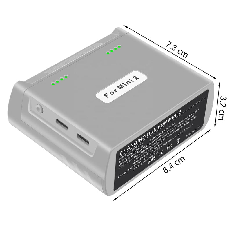 Load image into Gallery viewer, DJI Mini 4K Battery Charger, DJI Mini 4K Two-Way Charging Hub DJI Mini 2 Battery Charger Compatible With DJI Mini 4K/Mini SE /Mini 2SE/ Mini2 For DJI Mini 4K Accessories & DJI Drone,2Way/3Way