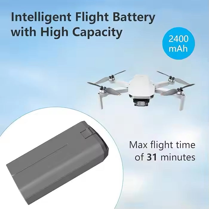 Load image into Gallery viewer, 7.7V Mini 2 Drone Akku Lithium Polymer Battery Replacement 2400 mAh for DJI Mini 2 SE Drone Battery