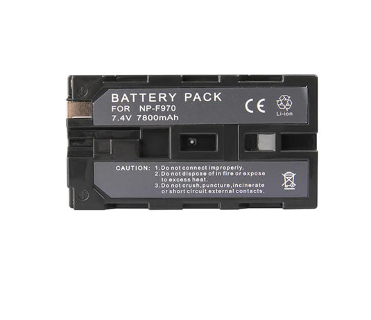 7.4V NP-F970 Camera Battery 7800mAh Fit For Sony F570 F770 F970 Camcorder Camera Photography Light Lithium Battery Pack Rechargeable Studio Video,1Pcs
