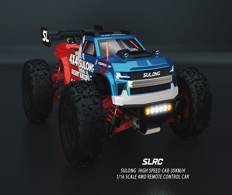 Load image into Gallery viewer, SULONG 1/16 Scale 4WD Hight Speed Remote Control Car With All-Metal Differential Gear, 35KM/H Top Speed, Variable Speed Control & Metal Shock Absorbers