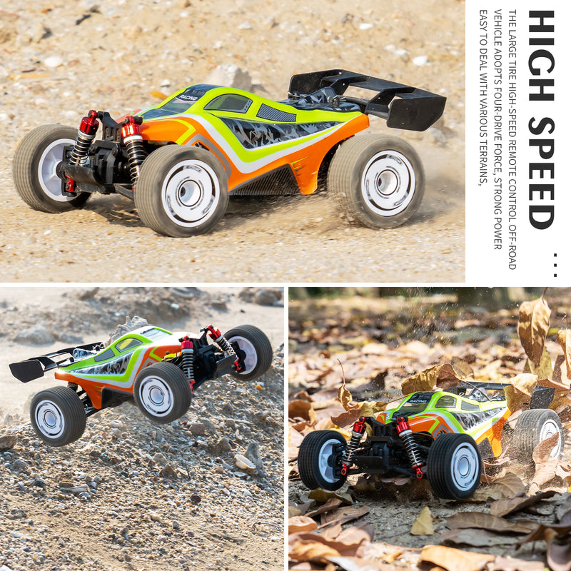 Load image into Gallery viewer, GUOKAI 1/16 The large tire High-speed Remote control Off-Road Vehicle, Adopts Four-Drive Force with Brushed Motor, Strong Power easy to deal with Various Terrains