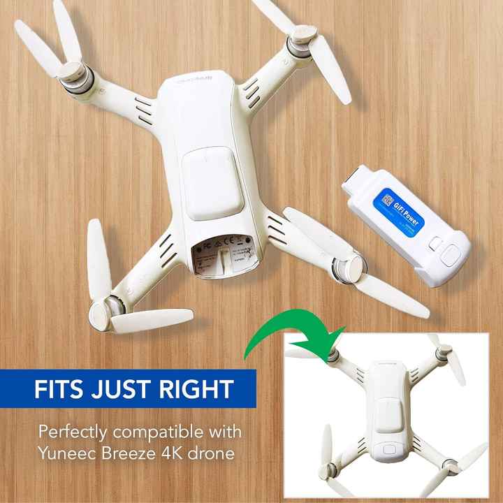 Load image into Gallery viewer, 11.1V GiFi MaximalPower Replacement 2000mAh 3S Lipo Battery for Yuneec Breeze 4k Drone