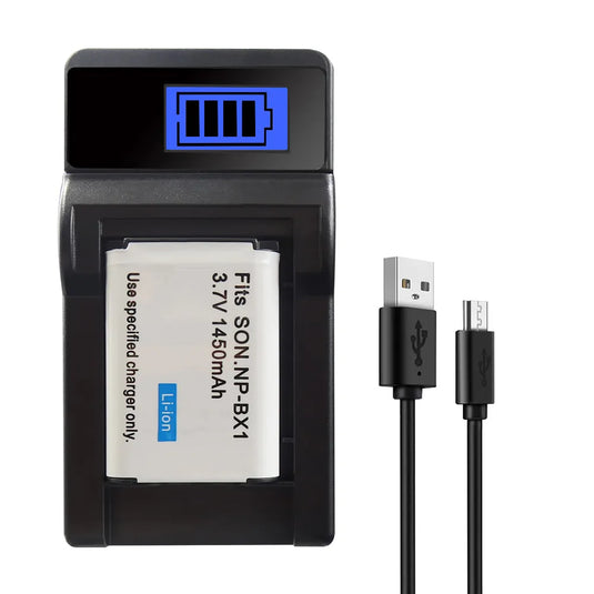 NP-BX1 3.7V Rechargeable Battery 1450mAh For Sony HX300 HX400 HX50 HX60 DSC RX1 RX100 AS100V AS300 M3 M2 AS15 WX350  Camera Batteries