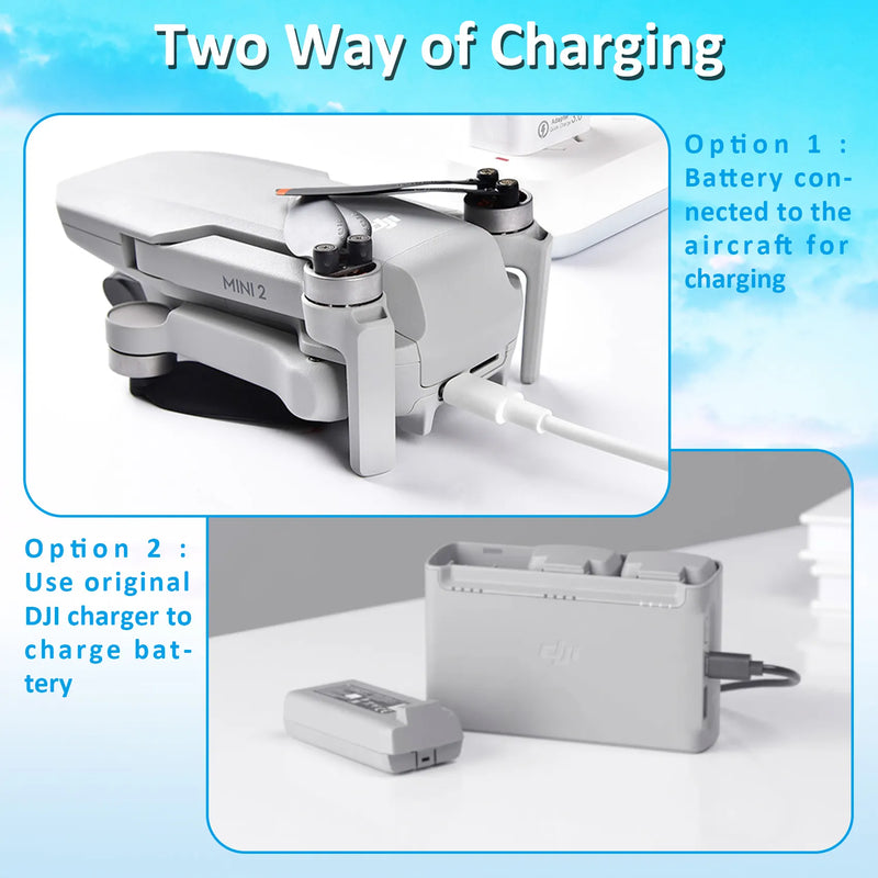 Load image into Gallery viewer, DJI Mini 4K Battery Charger, DJI Mini 4K Two-Way Charging Hub DJI Mini 2 Battery Charger Compatible With DJI Mini 4K/Mini SE /Mini 2SE/ Mini2 For DJI Mini 4K Accessories & DJI Drone,2Way/3Way