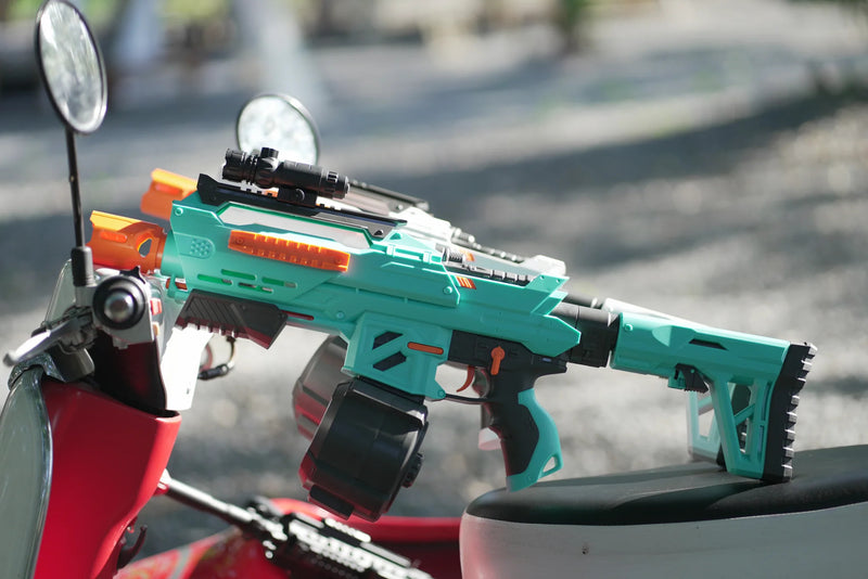 Load image into Gallery viewer, SKD Blaster Automatic Electric Rechargeable Battery Powered Water Bead Gel Ball Blaster Splatter Ball Gun. Electric Water Gun