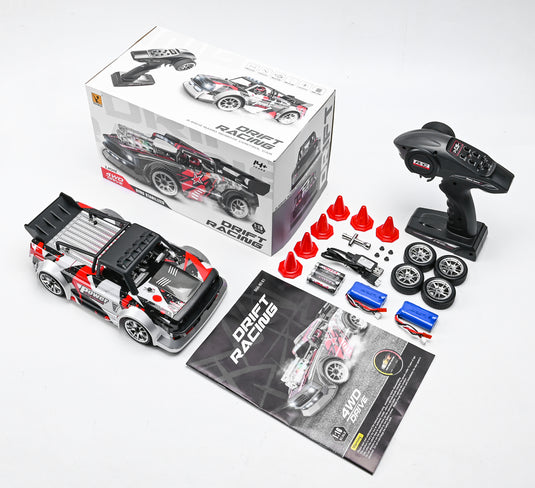 GUOKAI  Drift racing car 2.4G Remote control 4 Wheel Drive All Terrain with Led Light