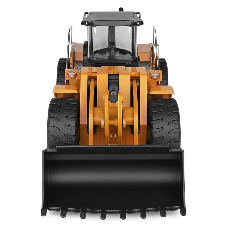 Load image into Gallery viewer, WLtoys RC Bulldozer 1:14 Scale High Simulation 2.4G Independent Control Analog Hydraulic Telescopic Design with Light and Sound