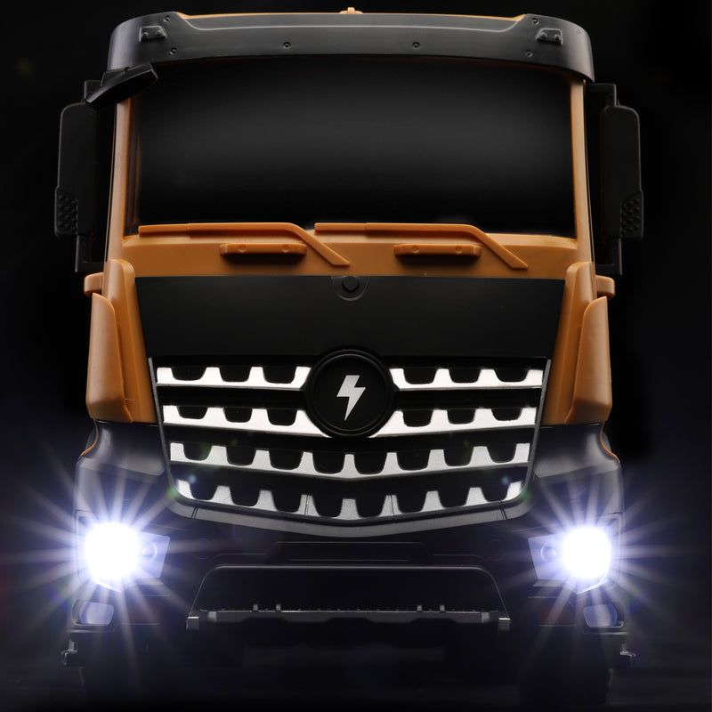 Load image into Gallery viewer, WLtoys 1:14 Scale RC Dump Truck High Simulation Analog Hydraulic Telescopic Design 45° Independent Control 2.4G Remote with Light and Sound
