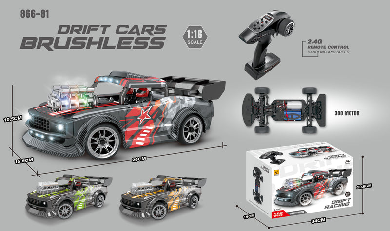 Load image into Gallery viewer, GUOKAI Drift racing car 50KM/H High Speed 4 Wheel Drive Gyro Stabilized All Terrain with Led Light