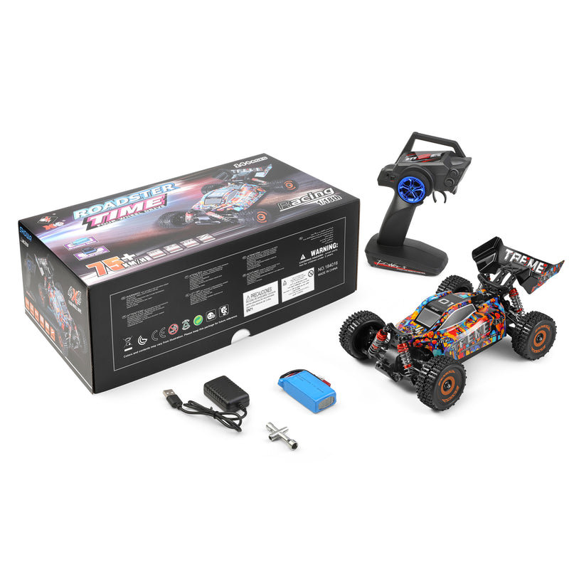 Load image into Gallery viewer, WLtoys 184016 75KM/H High Speed RC Car 1/18 Scale 2.4G 4WD Control Vehicle Model