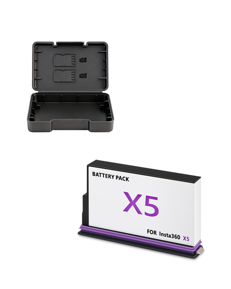 Load image into Gallery viewer, Insta 360 X5 Battery 2800mAh 3.89V Replacement Camera Battery, Compatible with Insta 360 X5 Action Camera , 1 /2 Pack