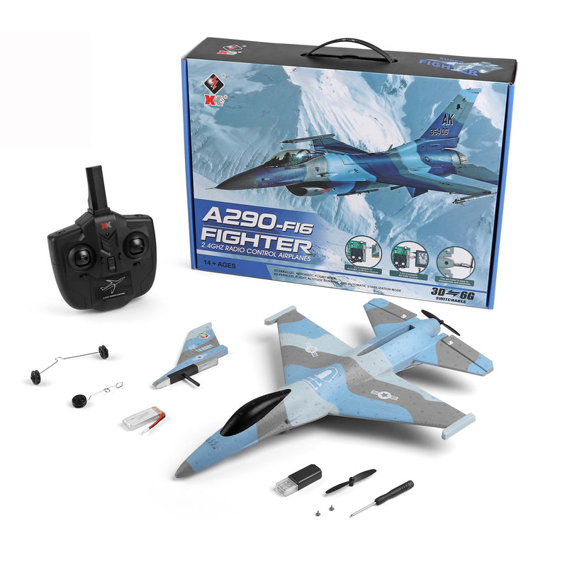 Load image into Gallery viewer, WLtoys A290 RC Airplane 320mm Wingspan 3CH 2.4G 3D6G RC F-16 High Simulation Airplane