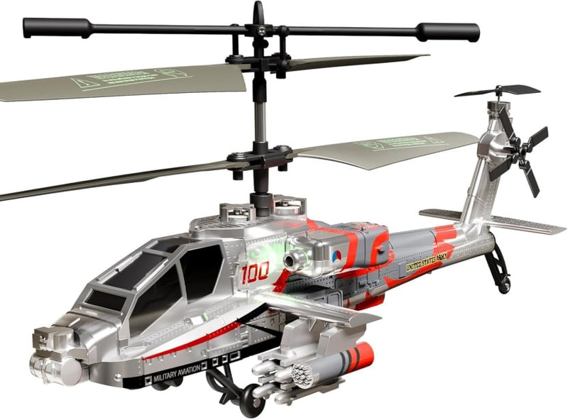 Load image into Gallery viewer, XK1 Apache RC Helicopter, 2.4G 3.5CH Military Chopper with Altitude Hold & One-Key Operation, Gyro Stabilized Remote Control Toy for Kids and Adults