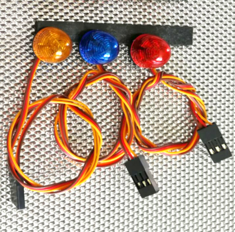 Load image into Gallery viewer, RC CAR LED Flash Light 13*17MM Multifunctional 360 Degree Rotating flash light Suitable for Emergency car/ Engineering car/ Police car lights