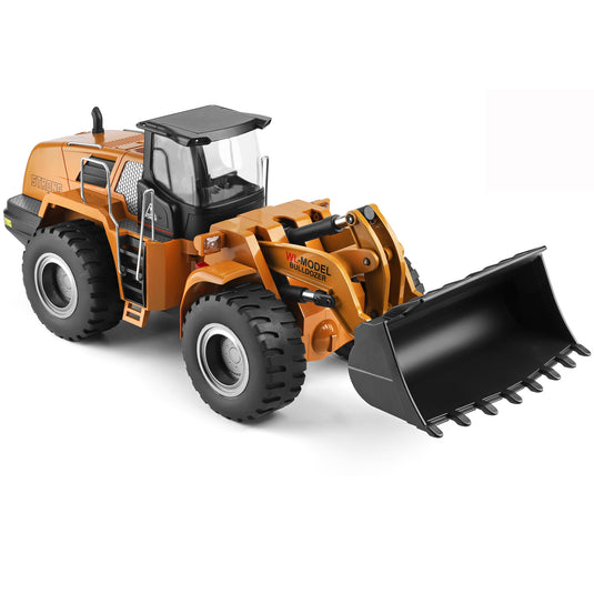 WLtoys RC Bulldozer 1:14 Scale High Simulation 2.4G Independent Control Analog Hydraulic Telescopic Design with Light and Sound