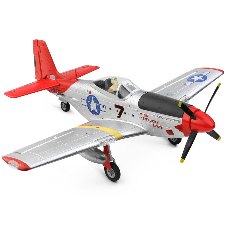 Load image into Gallery viewer, Wltoys A280-P51 World War II EPP Foam Airplane 560mm Wingspan 4 Channel 6 Axis Gyro RC Airplane With LED Lights on the Fuselage