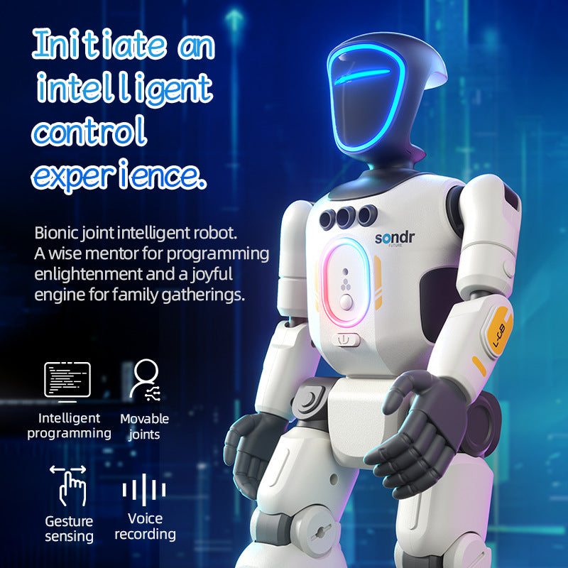 Load image into Gallery viewer, JJRC R18 Smart RC Robot for Kids - Gesture Control, Voice Command, Recording, Dancing, Programmable Robot Toy - Educational & Fun Gift