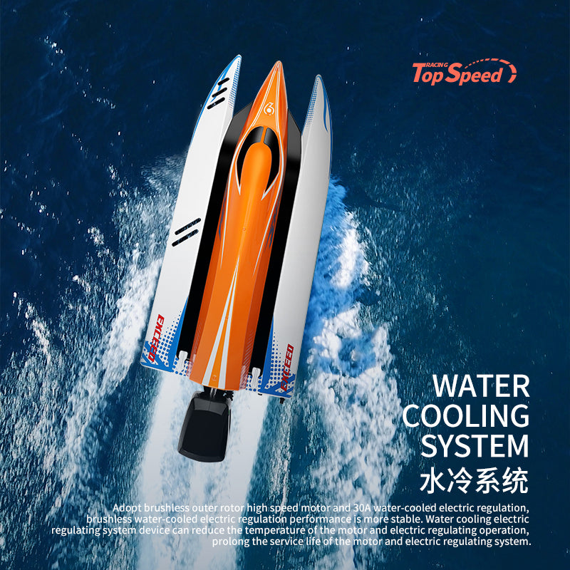 Load image into Gallery viewer, WLtoys 915-A 45KM/H High Speed RC Boat 2.4G Remote Control Racing Speed Brushless