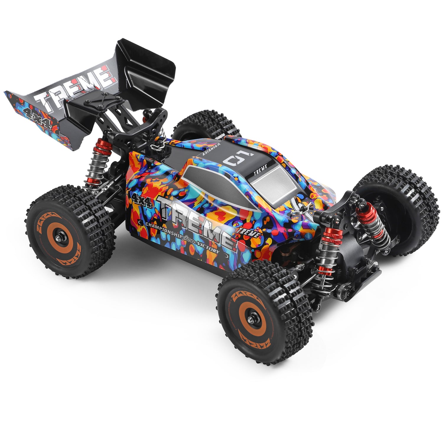 WLtoys 184016 75KM/H High Speed RC Car 1/18 Scale 2.4G 4WD Control