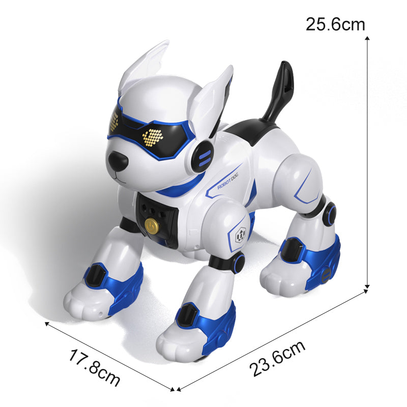 Load image into Gallery viewer, RC Robot Dog Toy for Kids, Intelligent Remote Control Stunt Dog with Voice Control & Programable Functions, Interactive Electronic Pet Puppy Sings, Dances, Plays Bedtime Stories