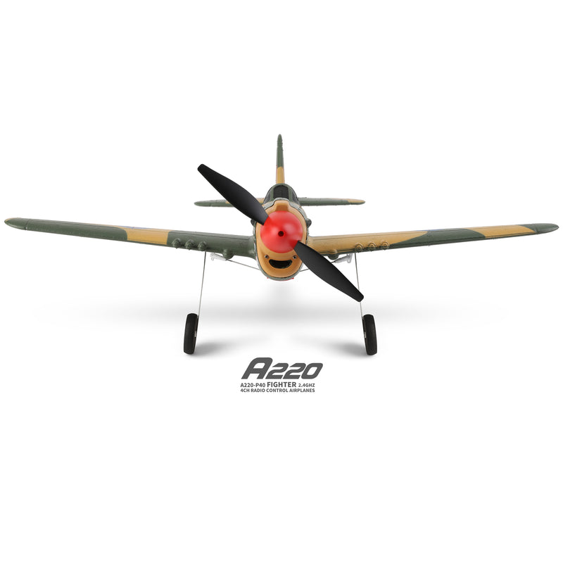 Load image into Gallery viewer, Wltoys A220-P40 Fighter EPP Foam Airplane 384mm Wingspan 4 Channel 6 Axis Gyro RC Airplane