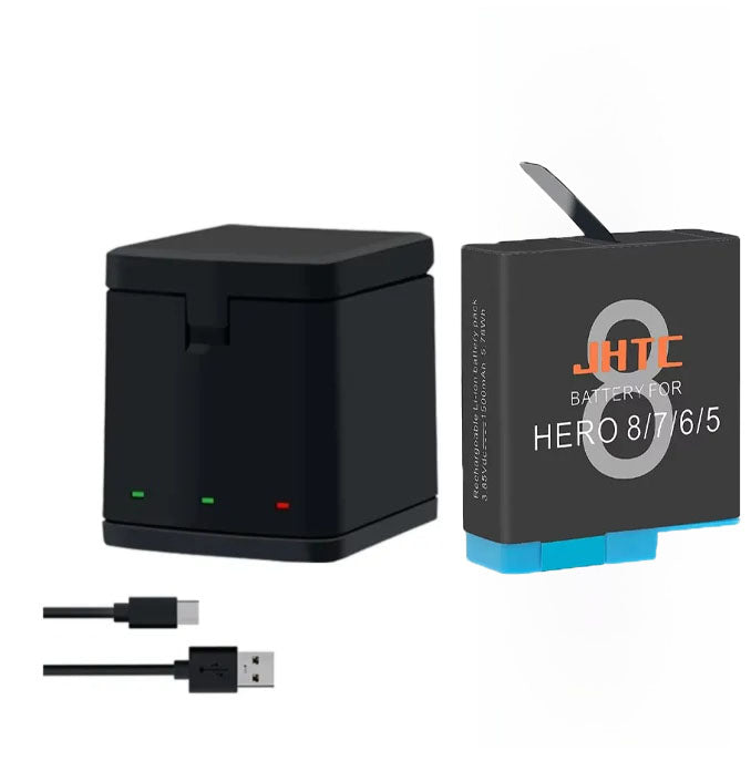 Load image into Gallery viewer, 3.7V Gopro Hero 9 Battery 1220mAh Replacement Battery Fit For Gopro Hero 5 6 7 8 Camera Spare Battery Accessories Full Decoded ,1pcs