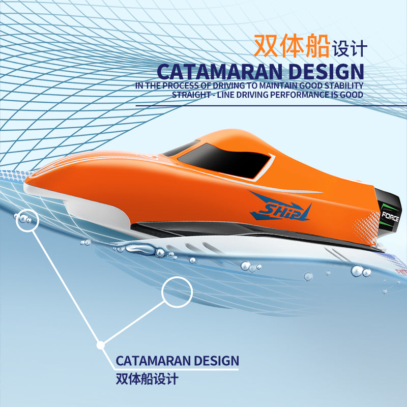 Load image into Gallery viewer, WLtoys 915-A 45KM/H High Speed RC Boat 2.4G Remote Control Racing Speed Brushless