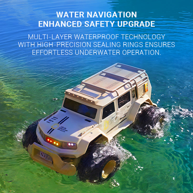 Load image into Gallery viewer, 1/14 SL Off-Road Vehicle 2.4G Amphibious 4WD Five-Channel All-Terrain Remote Control Car, Rotating On The Spot Four-Wheel Drive (with lights + sound)