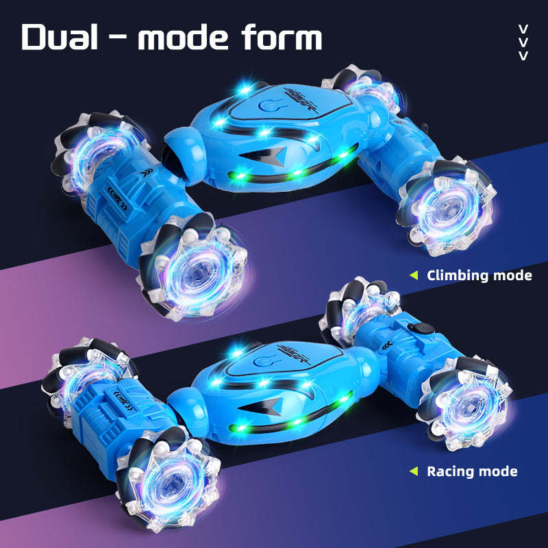 Load image into Gallery viewer, URGENEX RC Car Toys for Boys Girls 6-12, RC Stunt Car 2.4Ghz 4WD Remote Control Car with Lights Music Double Sided Flip 360° Rotate Off-Road, Birthday Xmas Gifts for Kids