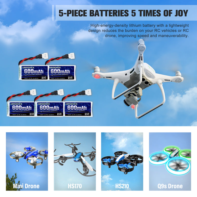 Load image into Gallery viewer, 3.7V Lipo Battery 600mah RC Drone Battery for Syma RC Drone