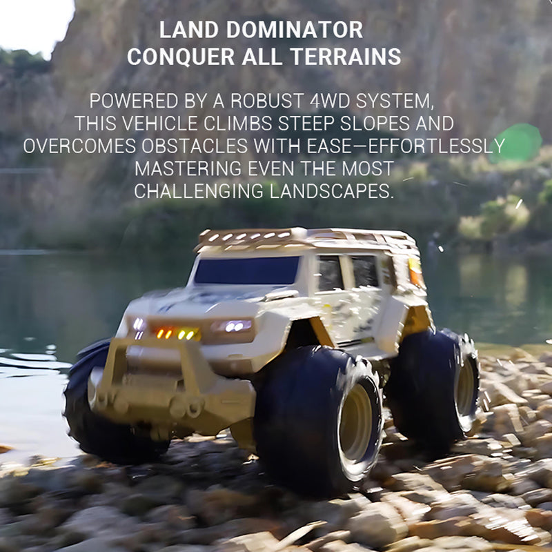 Load image into Gallery viewer, 1/14 SL Off-Road Vehicle 2.4G Amphibious 4WD Five-Channel All-Terrain Remote Control Car, Rotating On The Spot Four-Wheel Drive (with lights + sound)