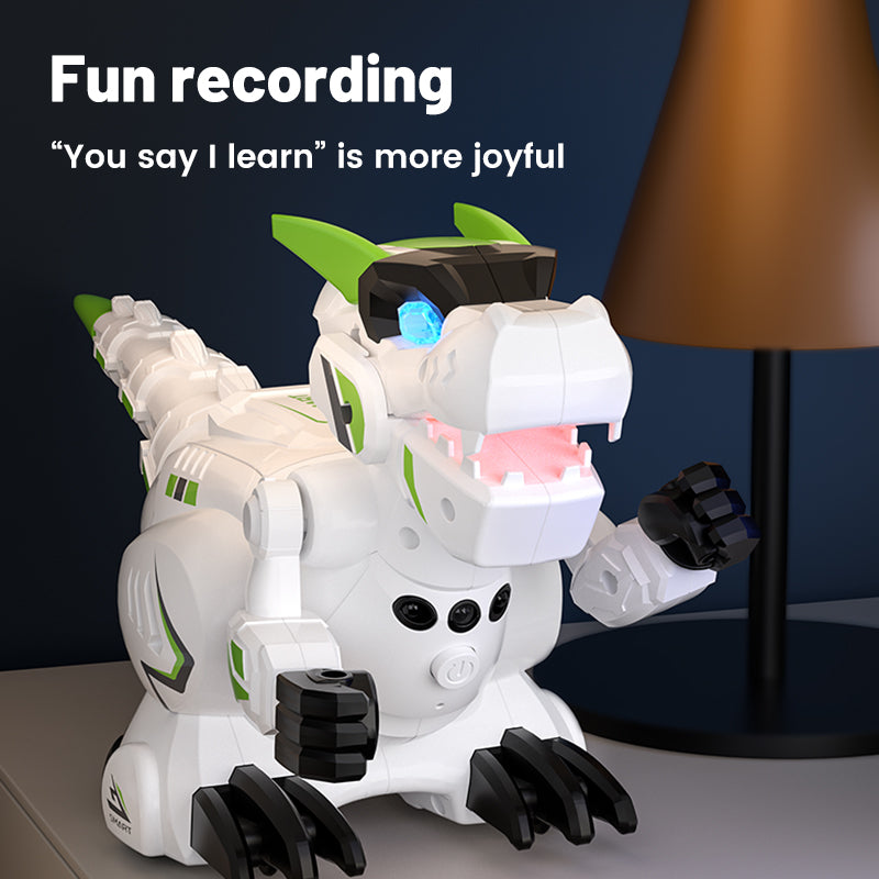 Load image into Gallery viewer, Smart RC Dinosaur Robot for Kids - Intelligent Sensing Mecha T-Rex with Gesture Control, Touch Interaction, Voice Recording, Interactive STEM Toy Gift for Boys & Girls