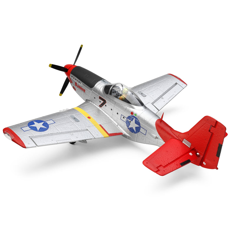 Load image into Gallery viewer, Wltoys A280-P51 World War II EPP Foam Airplane 560mm Wingspan 4 Channel 6 Axis Gyro RC Airplane With LED Lights on the Fuselage