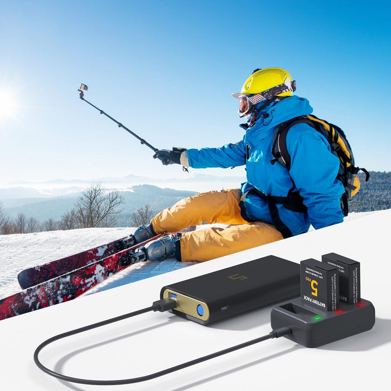 Load image into Gallery viewer, 3.87V Osmo Action 5 Pro Battery 2100mAh Replacement Battery Compatible with DJI Osmo Action 3/4/5 Pro Camera Batteries Accessories ,1pcs