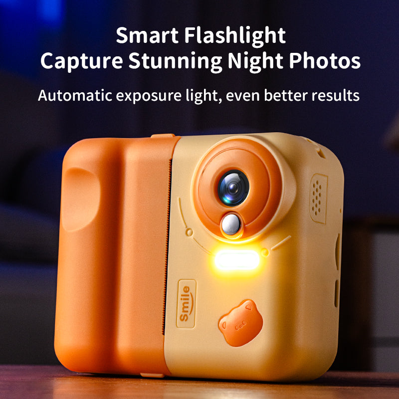 Load image into Gallery viewer, Kids Instant Print Camera - 1200W HD Dual Lens Selfie Camera with 2.4" Screen & 10x Zoom, Zero Ink Thermal Printer, Digital Video Camera Toy for Boys & Girls Birthday Gift